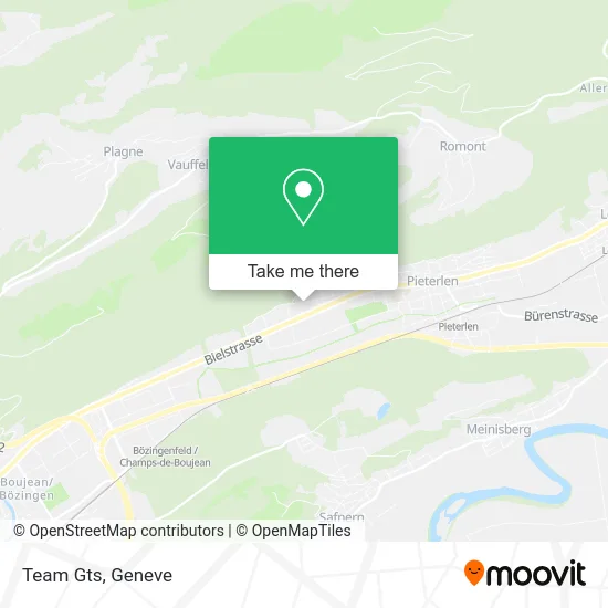 Team Gts map