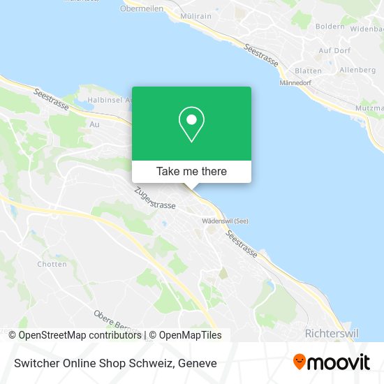 Switcher Online Shop Schweiz map