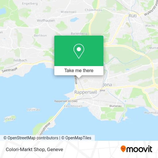 Colori-Markt Shop map