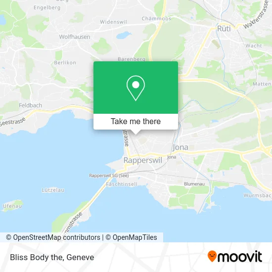 Bliss Body the map