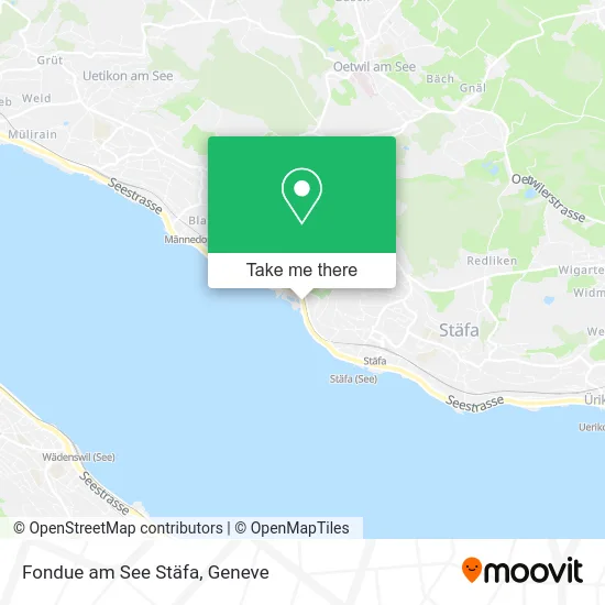 Fondue am See Stäfa map
