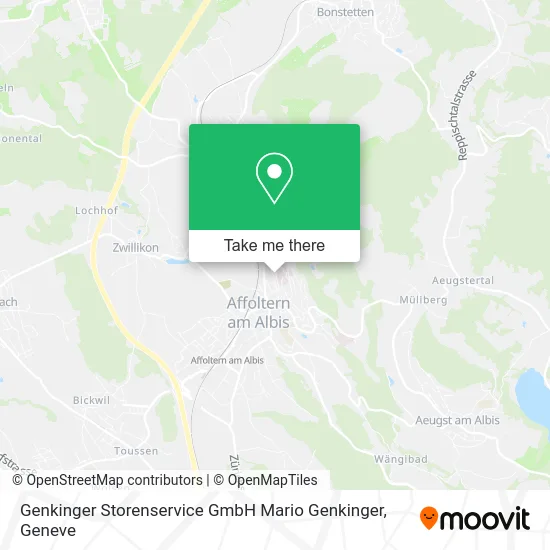 Genkinger Storenservice GmbH Mario Genkinger map
