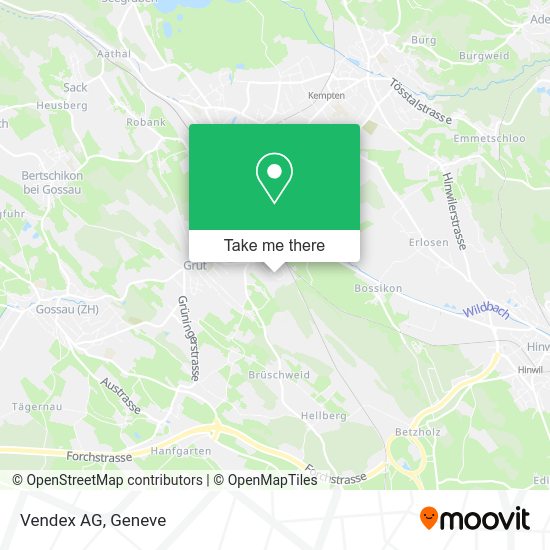 Vendex AG map