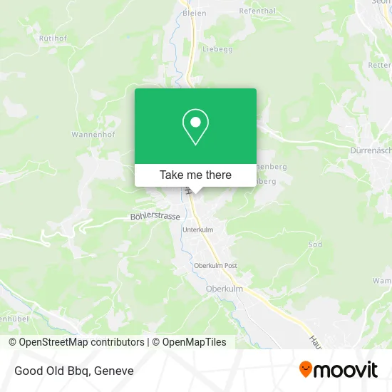 Good Old Bbq map