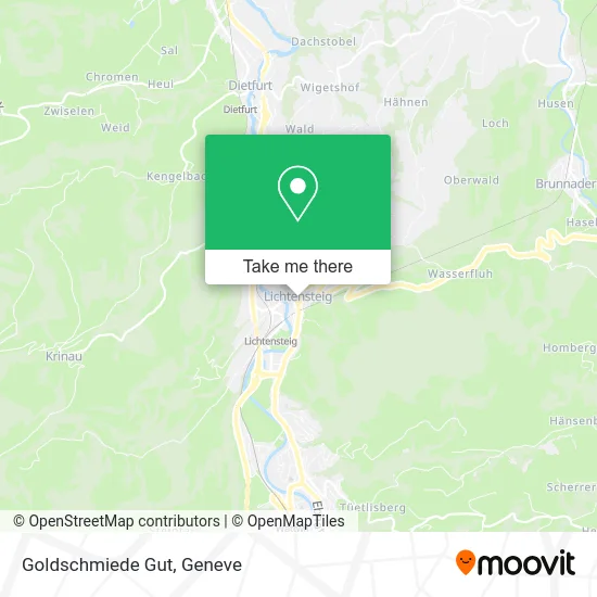 Goldschmiede Gut map