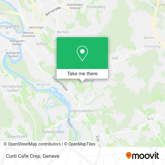 Curb Cafe Crep map