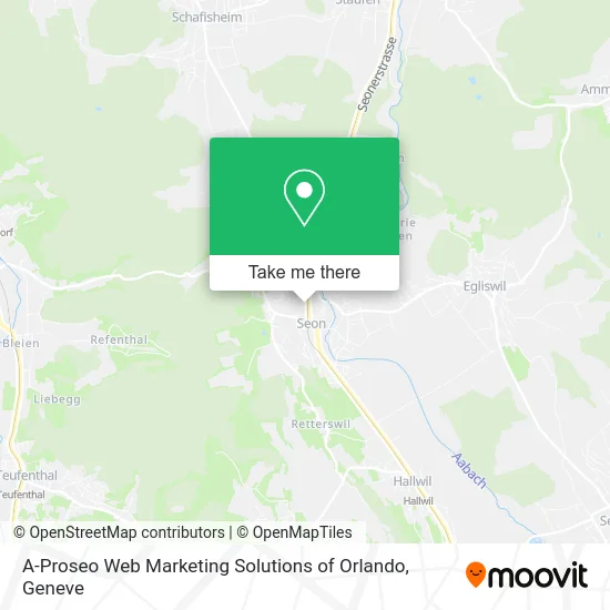 A-Proseo Web Marketing Solutions of Orlando map