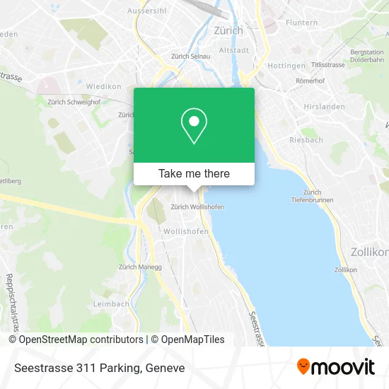Seestrasse 311 Parking plan