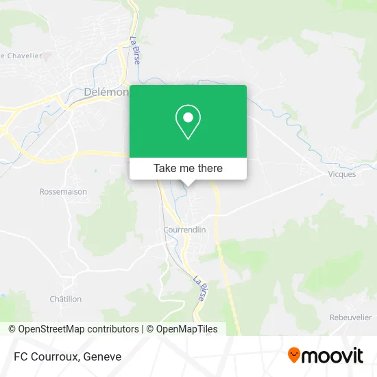 FC Courroux map