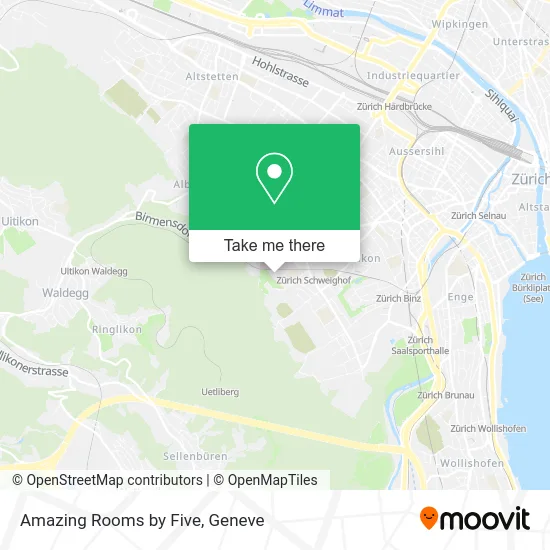 Amazing Rooms by Five map