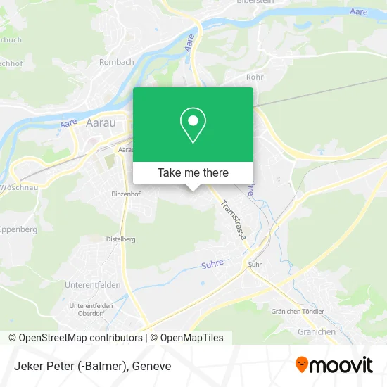 Jeker Peter (-Balmer) map