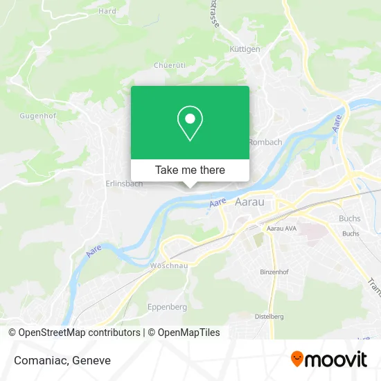 Comaniac map