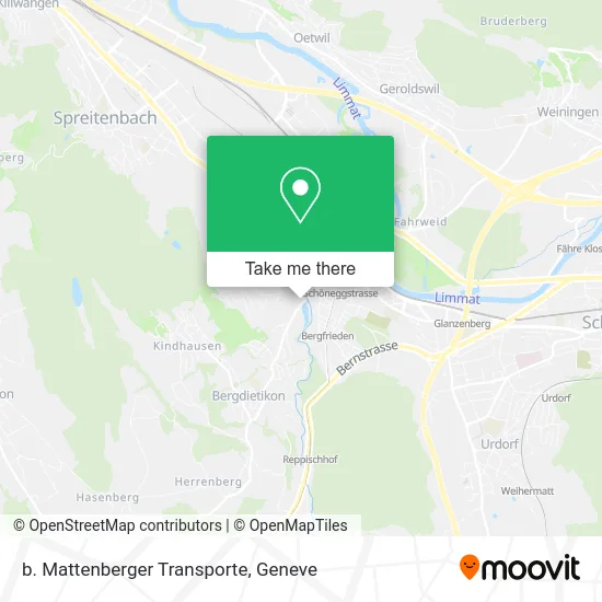 b. Mattenberger Transporte map
