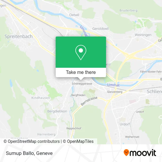 Sumup Ballo map