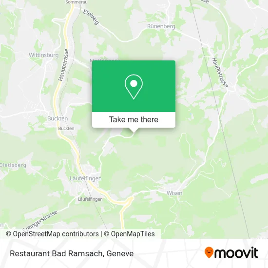 Restaurant Bad Ramsach map
