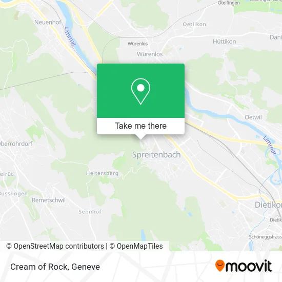 Cream of Rock map