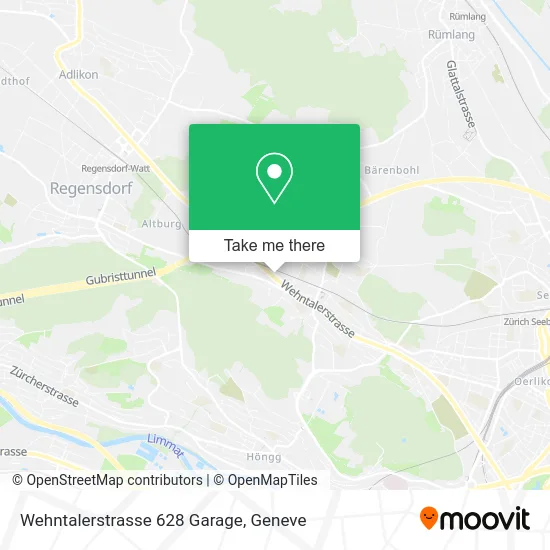 Wehntalerstrasse 628 Garage map