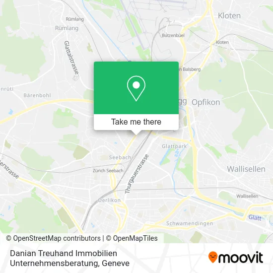 Danian Treuhand Immobilien Unternehmensberatung map