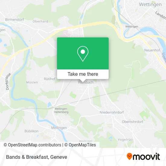 Bands & Breakfast map