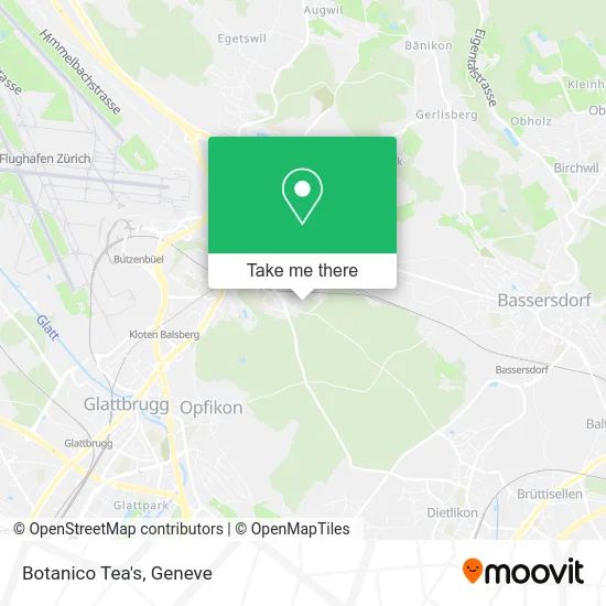 Botanico Tea's map