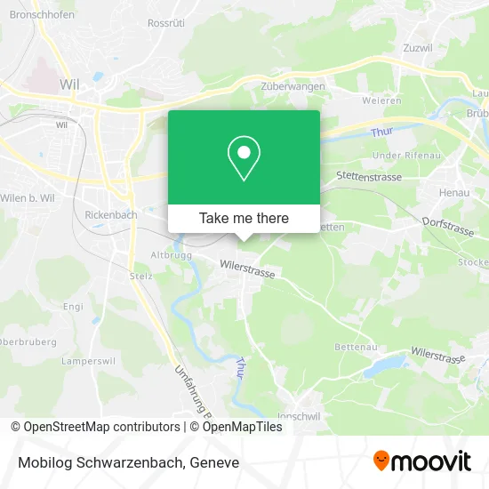 Mobilog Schwarzenbach map