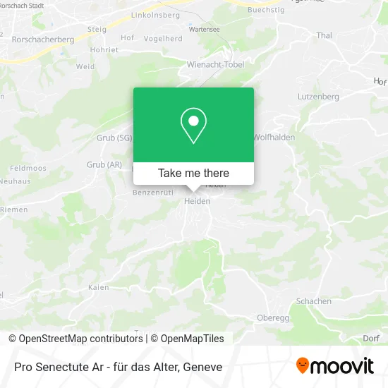 Pro Senectute Ar - für das Alter plan