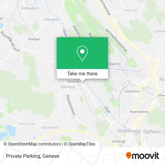 Private Parking map