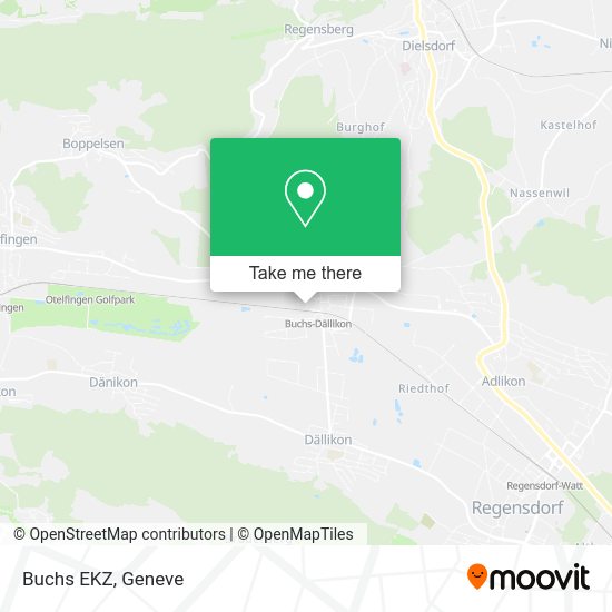 Buchs EKZ map