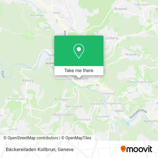 Bäckereiladen Kollbrun plan