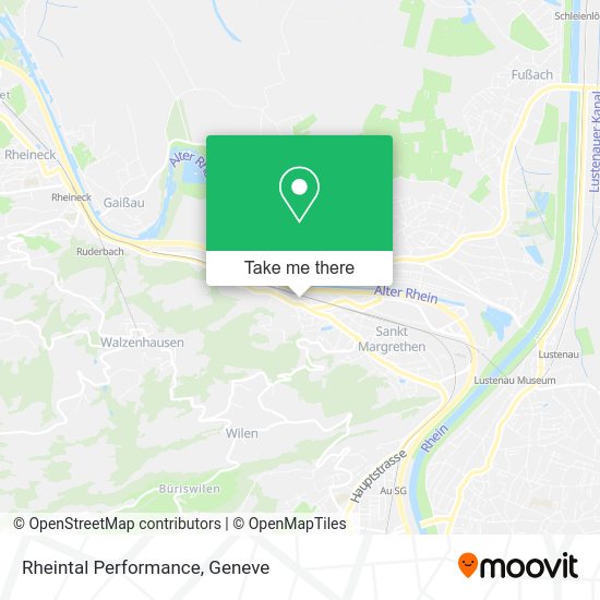 Rheintal Performance map