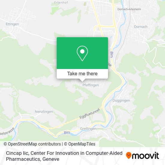 Cincap Iic, Center For Innovation in Computer-Aided Pharmaceutics map