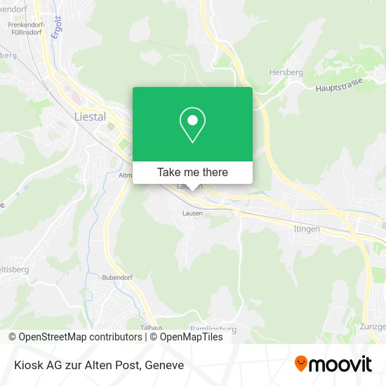Kiosk AG zur Alten Post map