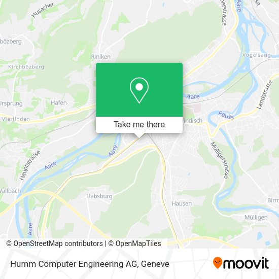 Humm Computer Engineering AG map