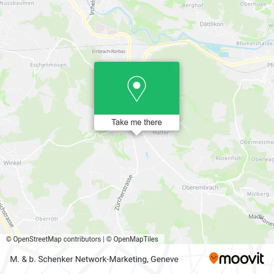 M. & b. Schenker Network-Marketing map