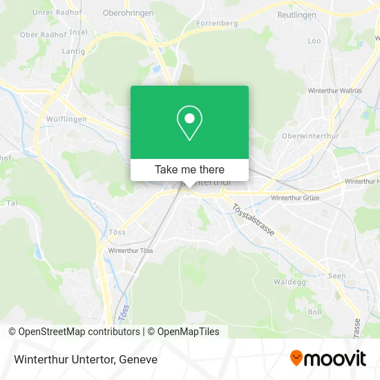 Winterthur Untertor map