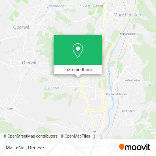 Marti-Net map