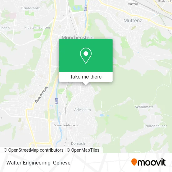 Walter Engineering map