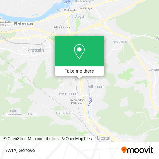 AVIA map
