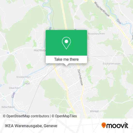 IKEA Warenausgabe map