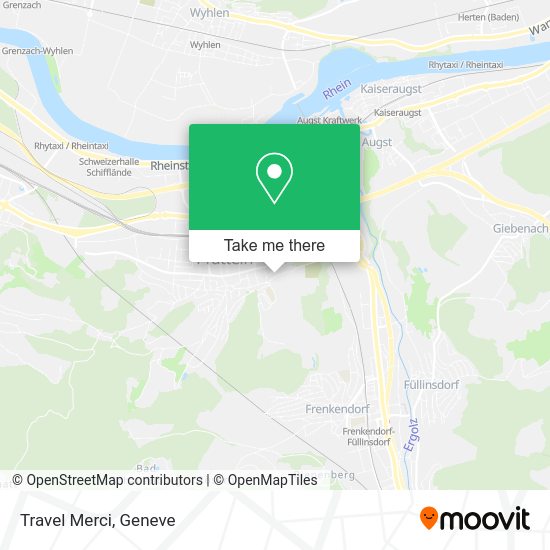 Travel Merci map