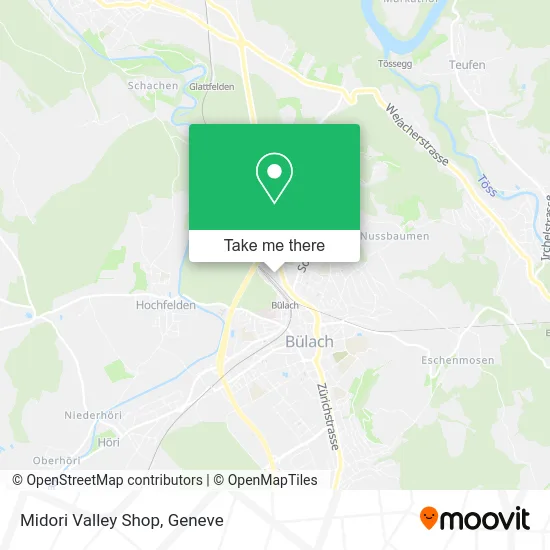 Midori Valley Shop map