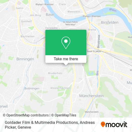 Goldader Film & Multimedia Productions, Andreas Picker map