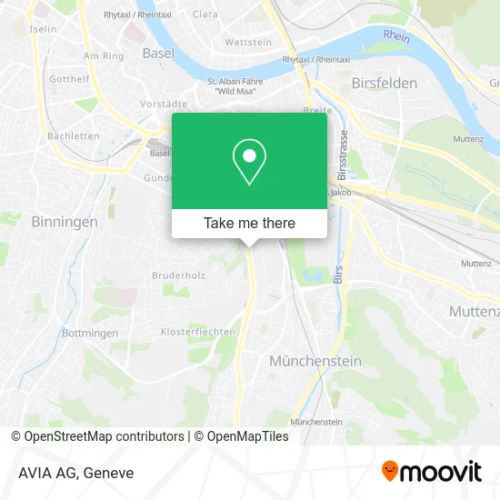 AVIA AG map