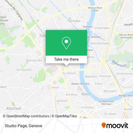 Studio Page map