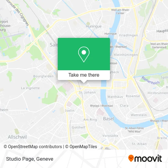 Studio Page map