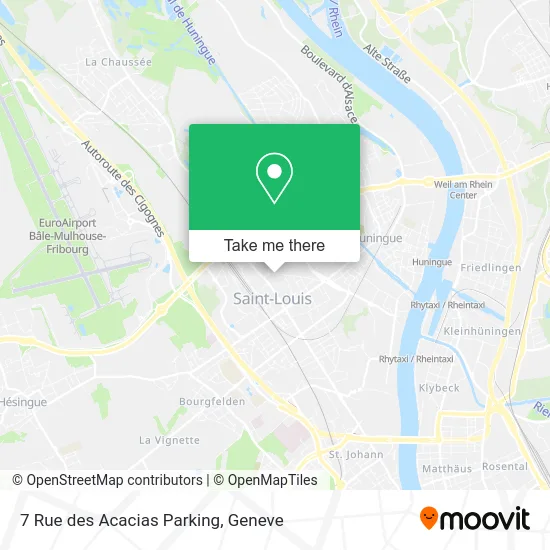 7 Rue des Acacias Parking map
