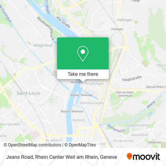 Jeans Road, Rhein Center Weil am Rhein map