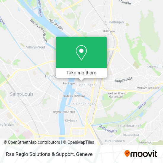 Rss Regio Solutions & Support map