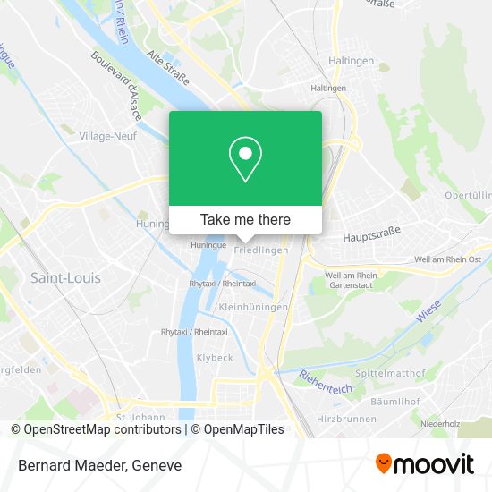 Bernard Maeder map