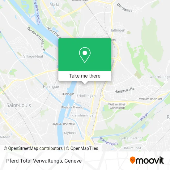 Pferd Total Verwaltungs map